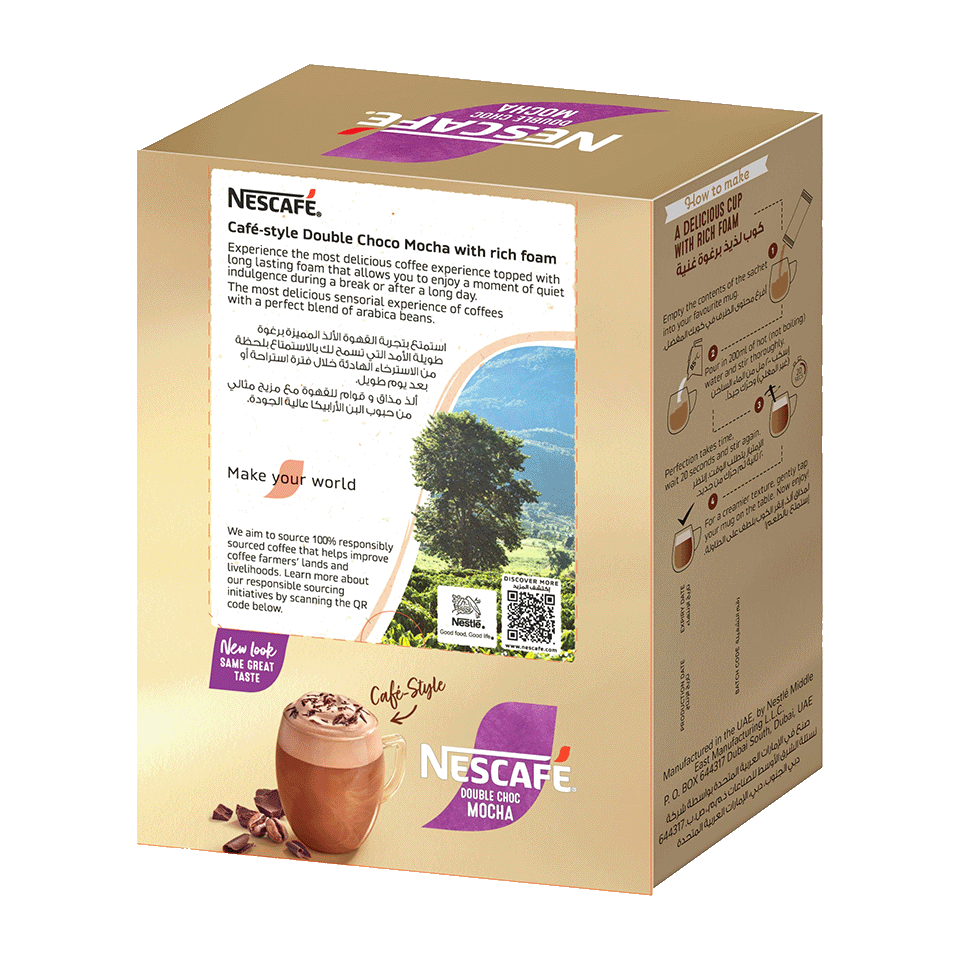 Nescafé Gold Double choco mocha coffee