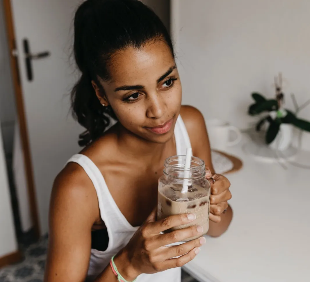 Iced coffee