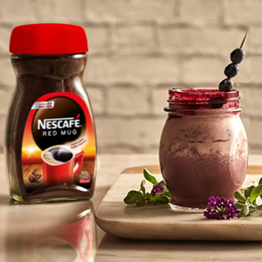Blueberry Ice Latte 