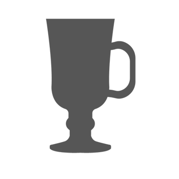 Irish coffee glass