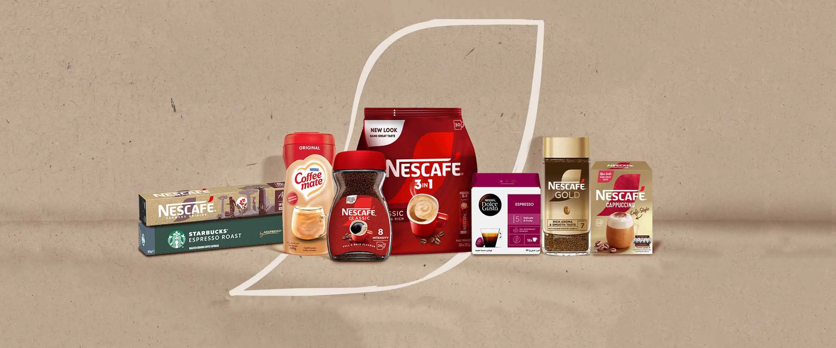 Explore the full range of NESCAFÉ® to find your perfect coffee product.