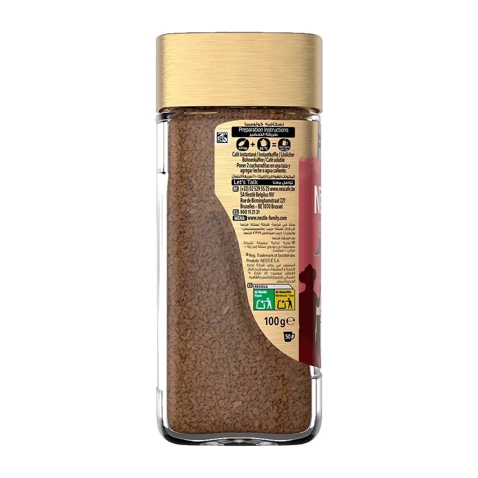 Nescafé Gold Cap Colombia coffee