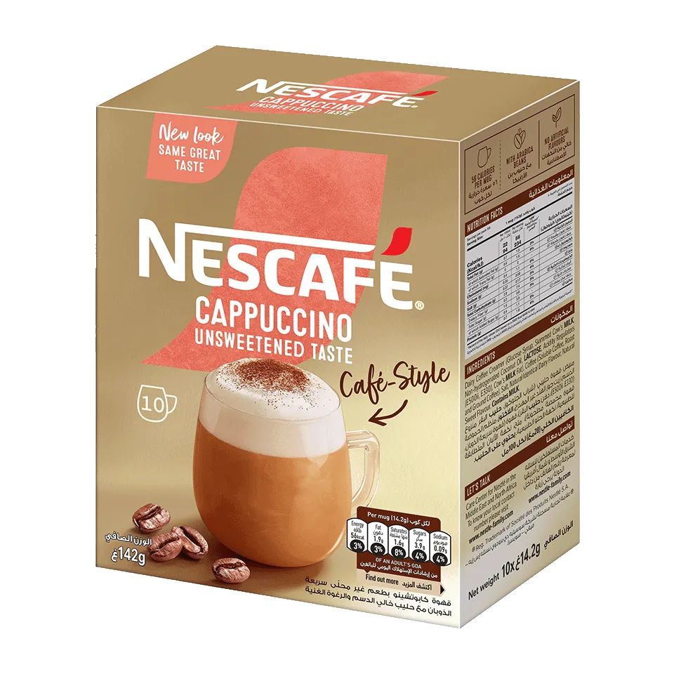 Nescafé Gold cappuccino unsweetened coffee