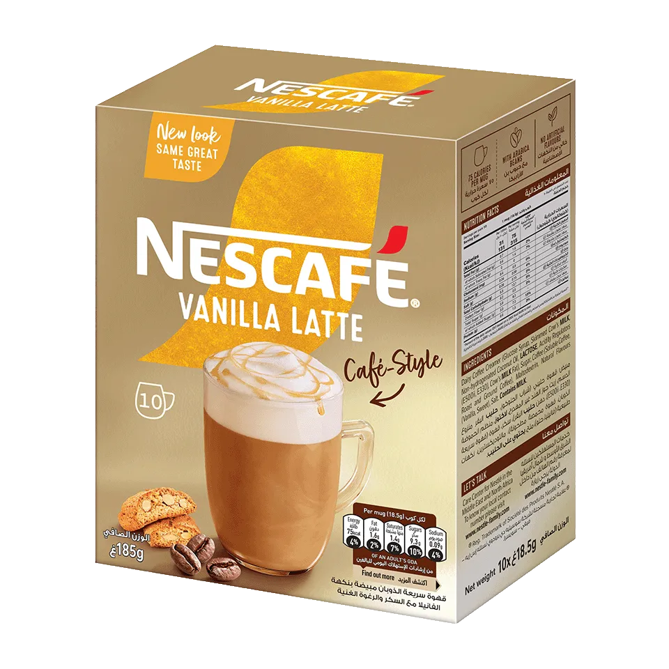 Nescafé Gold vanilla latte coffee