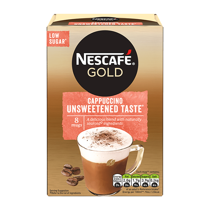 NESCAFÉ GOLD Cappuccino Unsweetened Taste