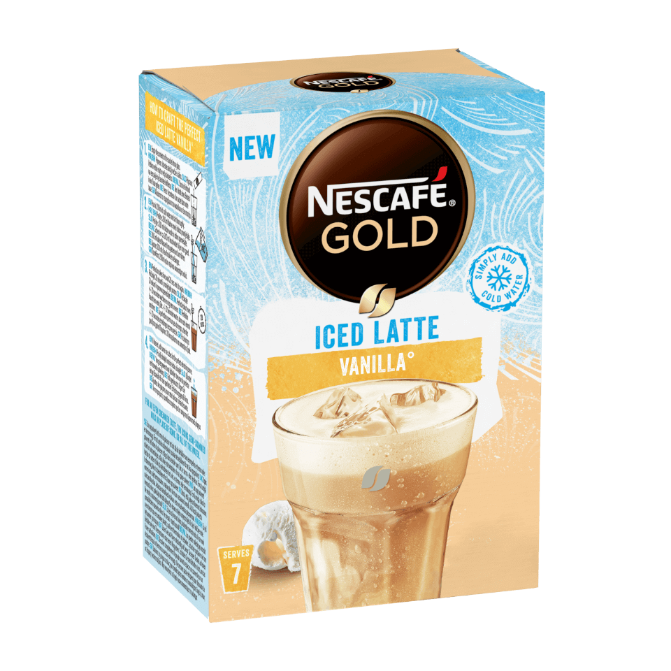 Gold Iced Vanilla Cream Latte