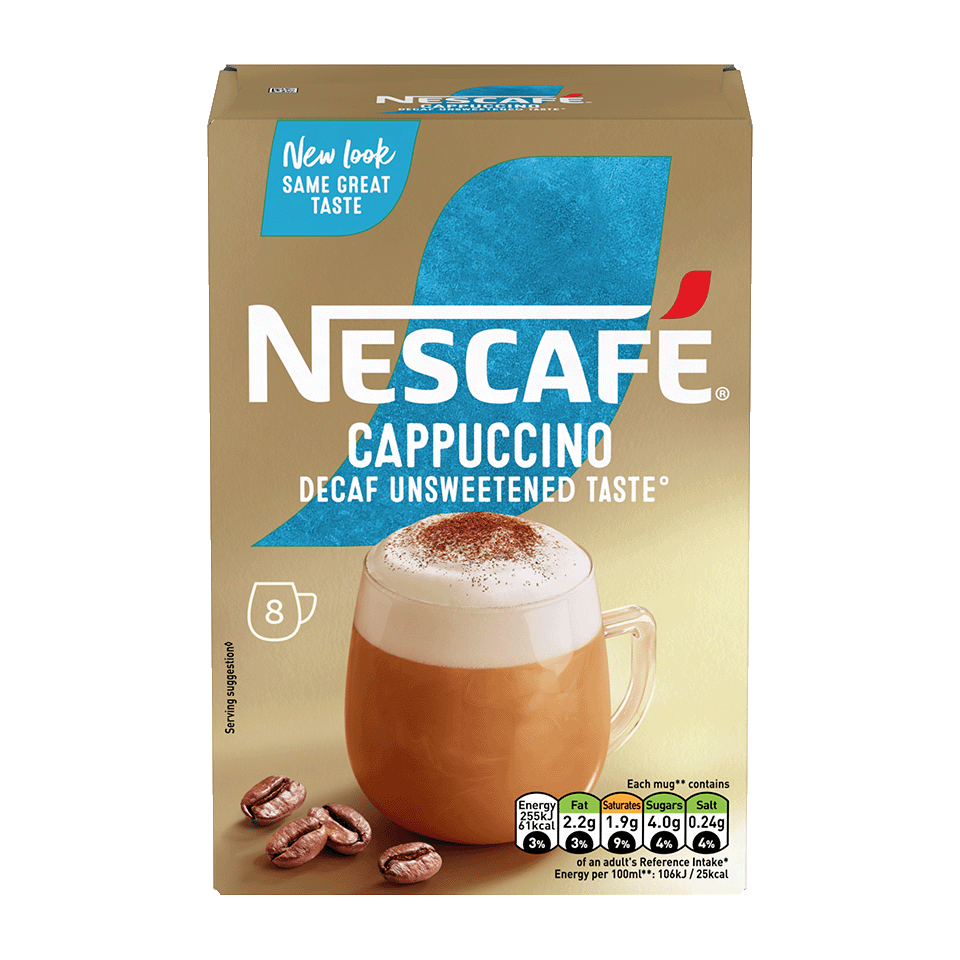 Decaf Cappuccino Unsweetened Taste