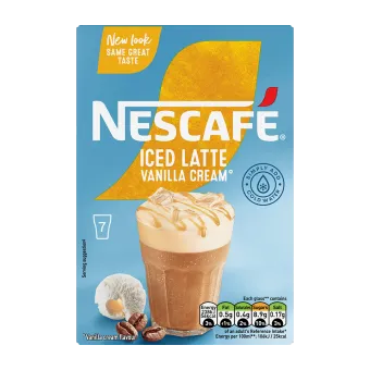 Iced Vanilla Cream Latte