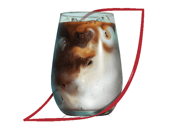Vaso de café helado