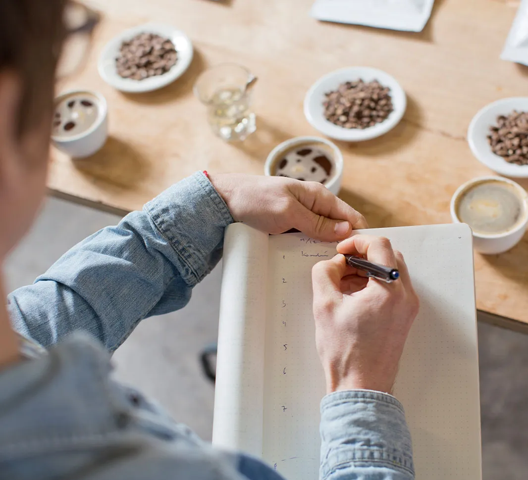 becoming a coffee taster