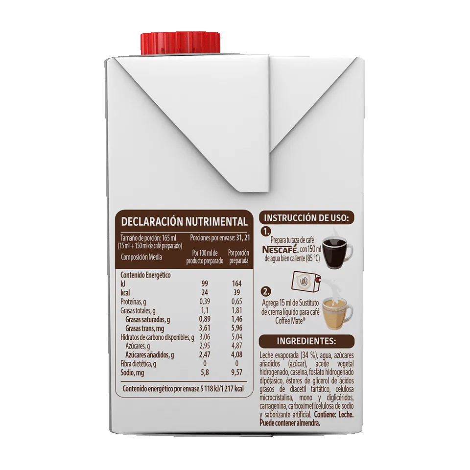foto producto coffee mate extra cremoso