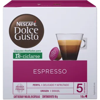 Cápsulas Espresso Nescafé Dolce Gusto