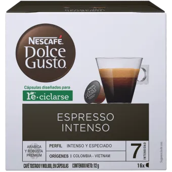 Cápsulas Espresso Intenso Nescafé Dolce Gusto