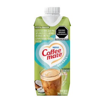 Coffee mate Líquido hecho a base de coco
