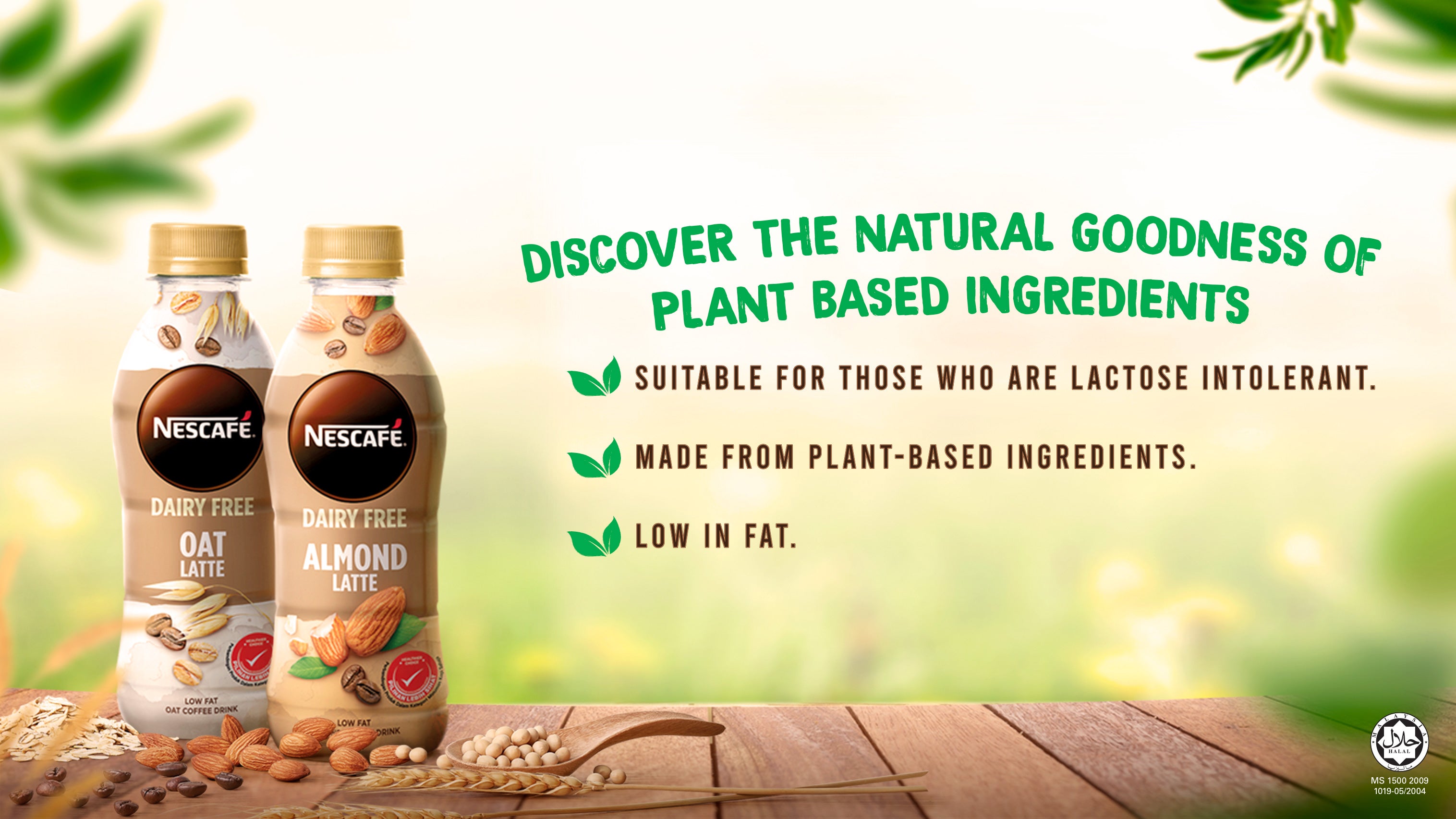 DISCOVER THE NATURAL GOODNESS OF PLANT BASED INGREDIENTS |  - suitable for those who are lactose intolerant. - made from plant-based ingredients. - low in fat.