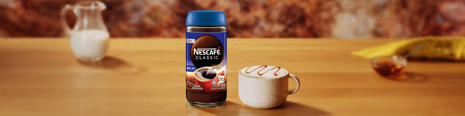 Creamy Caramel Decaf Latte​  ​