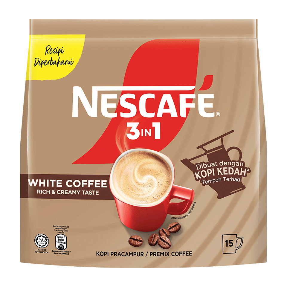 NESCAFÉ 3in1 White Coffee Less Sugar