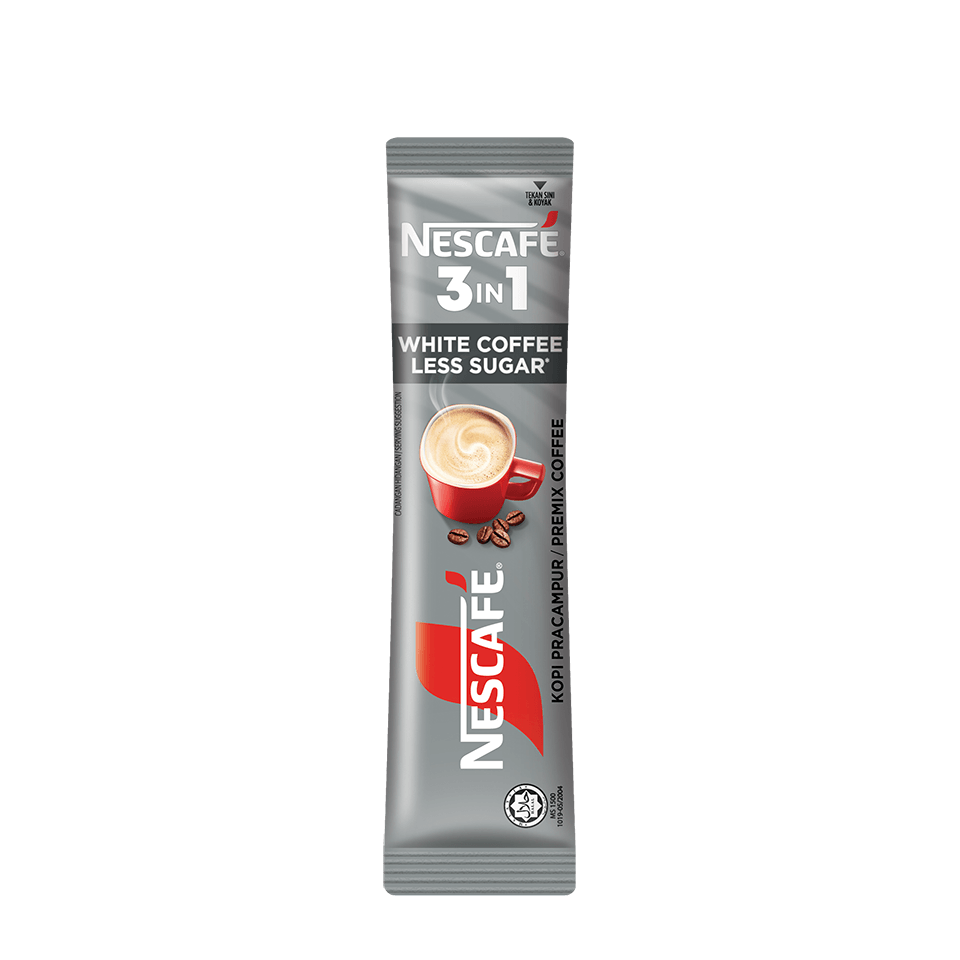 NESCAFÉ 3in1 White Coffee Less Sugar