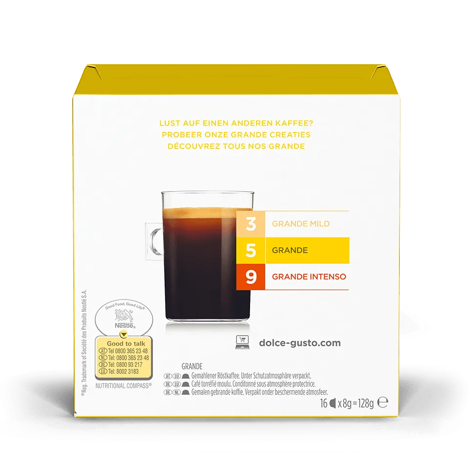 Dolce Gusto Grande Pods