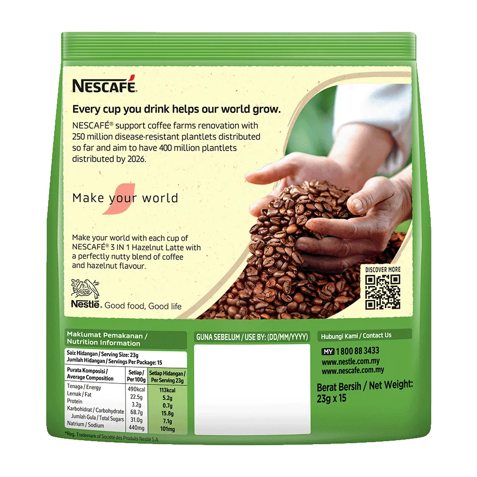 NESCAFE Latte Hazelnut