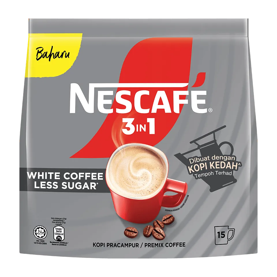 NESCAFÉ 3in1 White Coffee Less Sugar