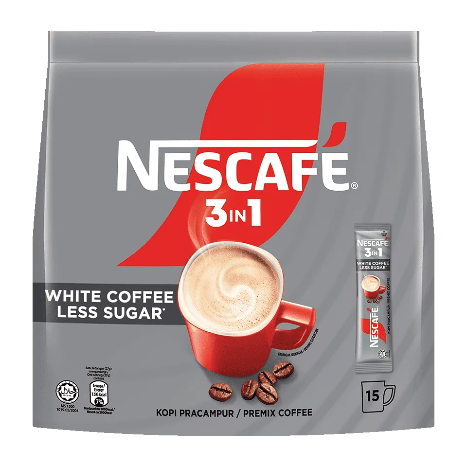 White Coffee Less Sugar