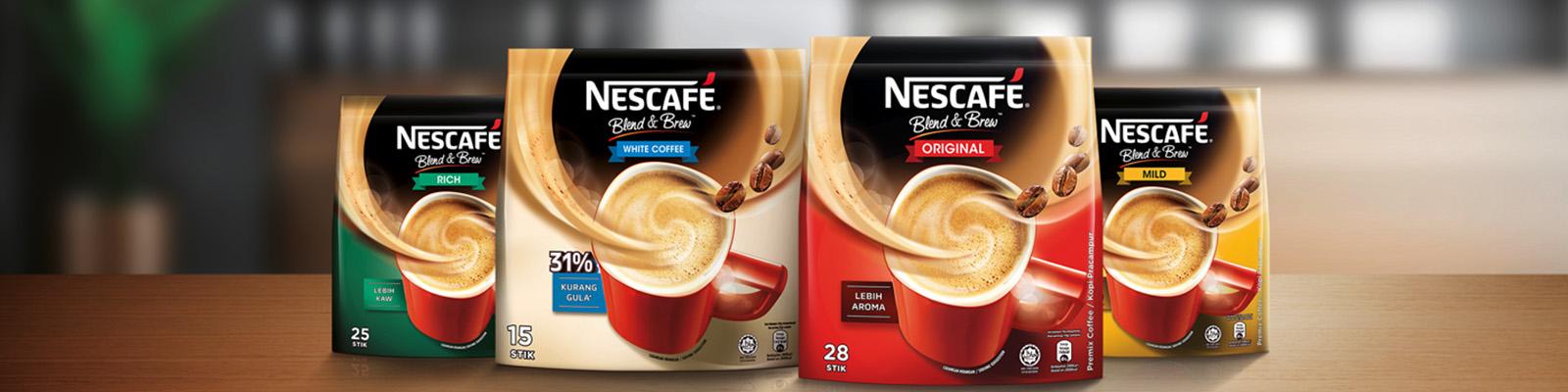 Nescafe mixes banner