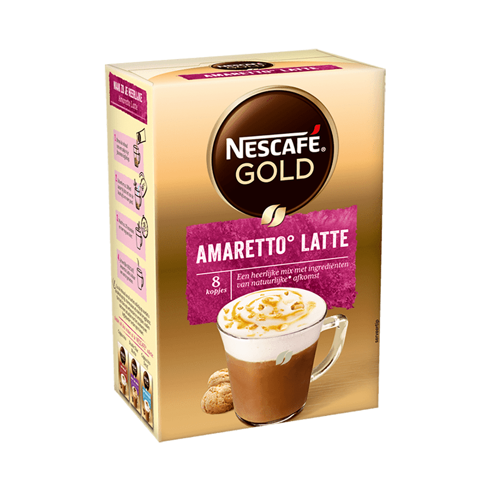NESCAFÉ GOLD Amaretto Latte side