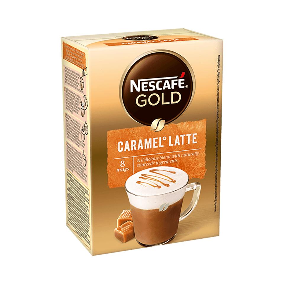 NESCAFÉ GOLD Caramel Latte side