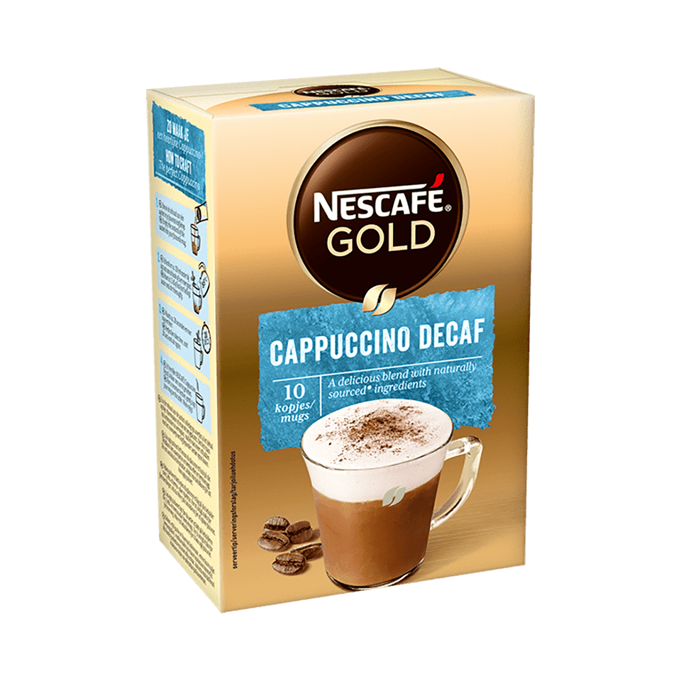 NESCAFÉ GOLD Cappuccino Decaf side