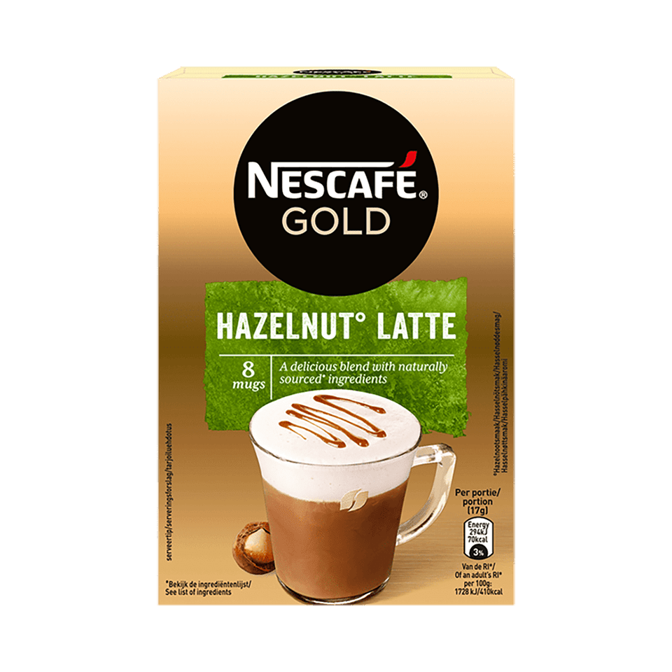 NESCAFÉ GOLD Hazelnoot Latte front