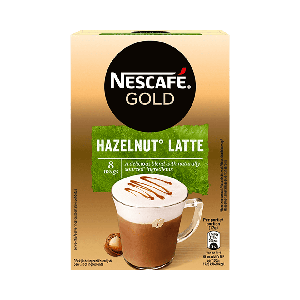 Gold Hazelnut Latte