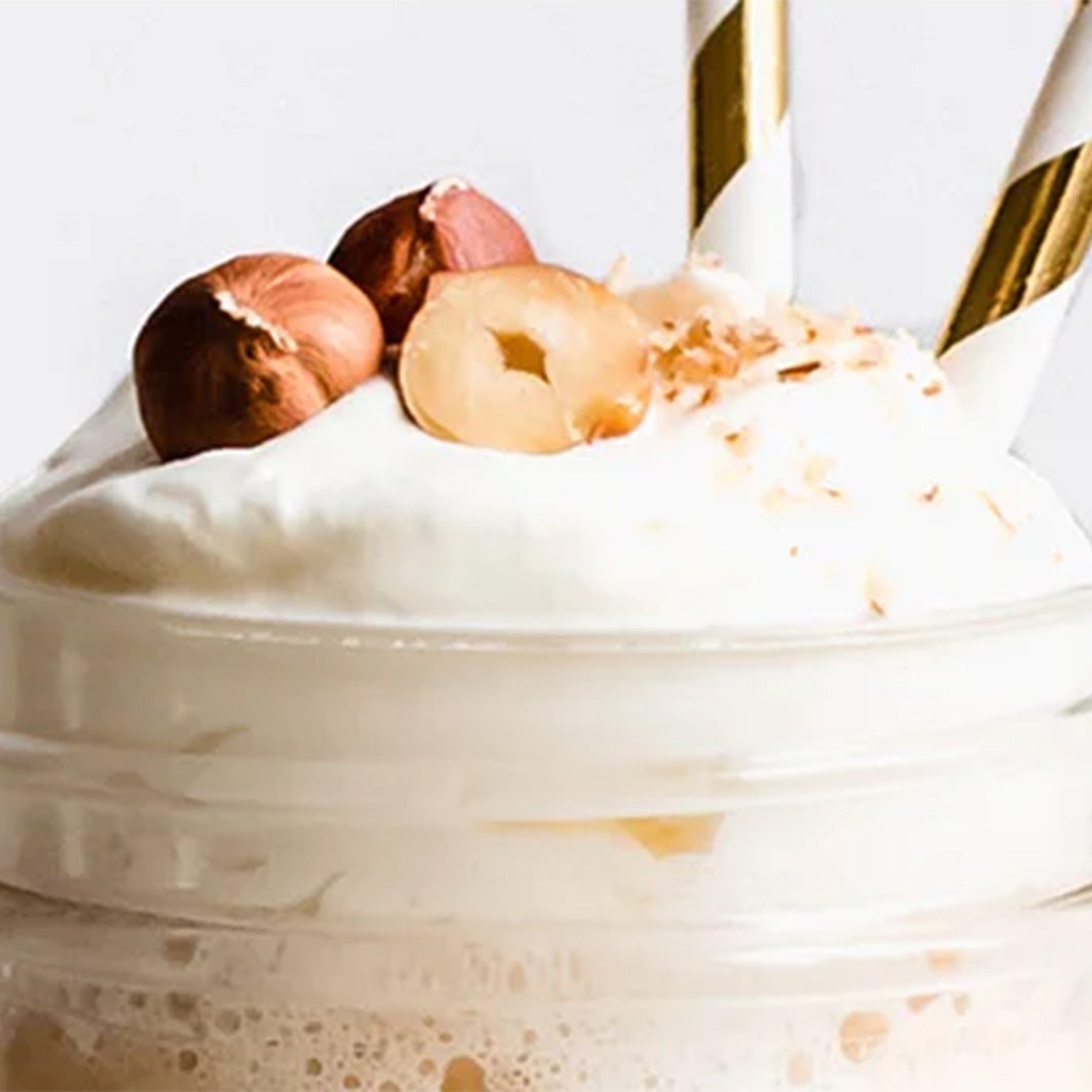 Hazelnoot Koffie Milkshake