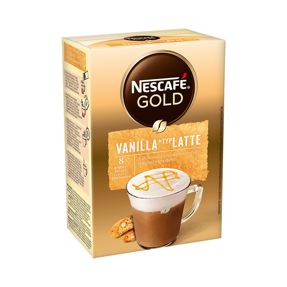 NESCAFÉ GOLD Vanilla Latte side