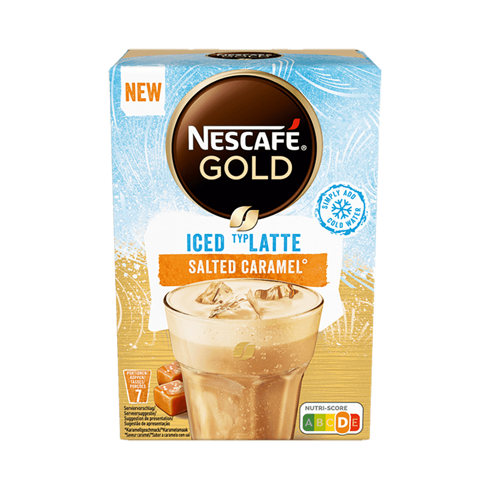 NESCAFÉ GOLD Ice Salted Caramel Latte front