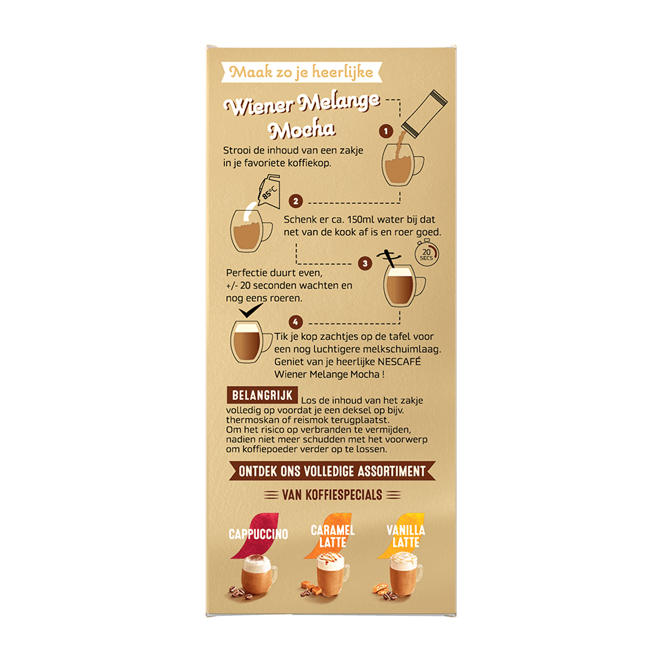NESCAFÉ GOLD Wiener Melange Mocha koffie
