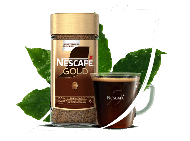 recycled nescafé gold coffee packaging