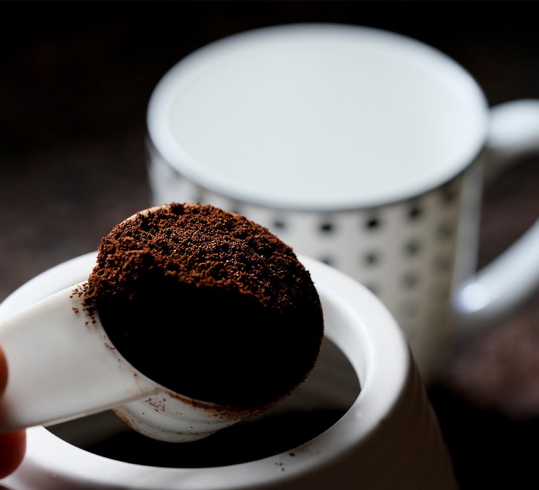 koffielepel voor het meten