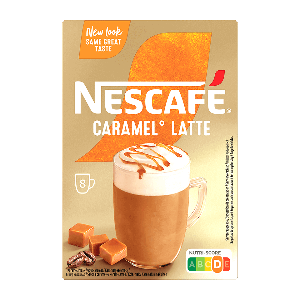 Nescafe caramel latte