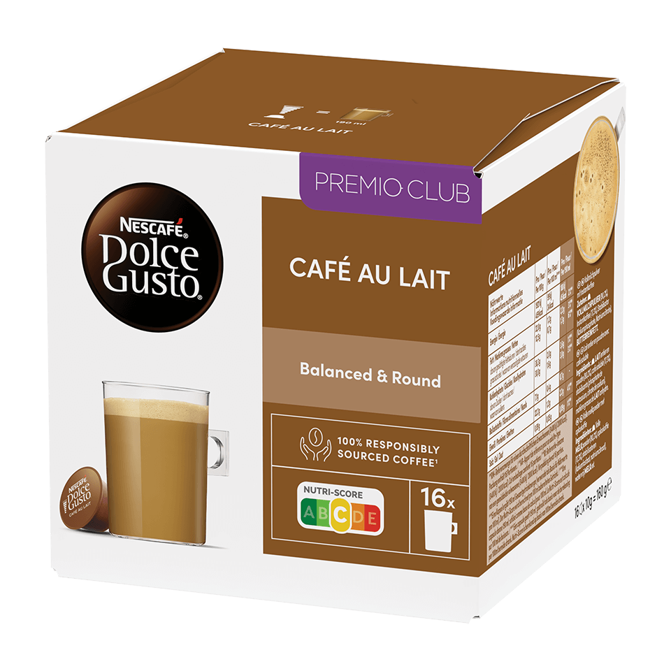 Dolce Gusto Café Au Lait pods