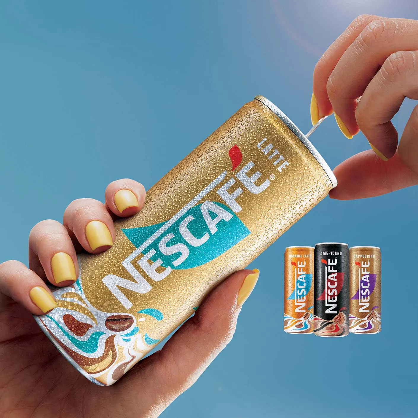nescafé blikjes