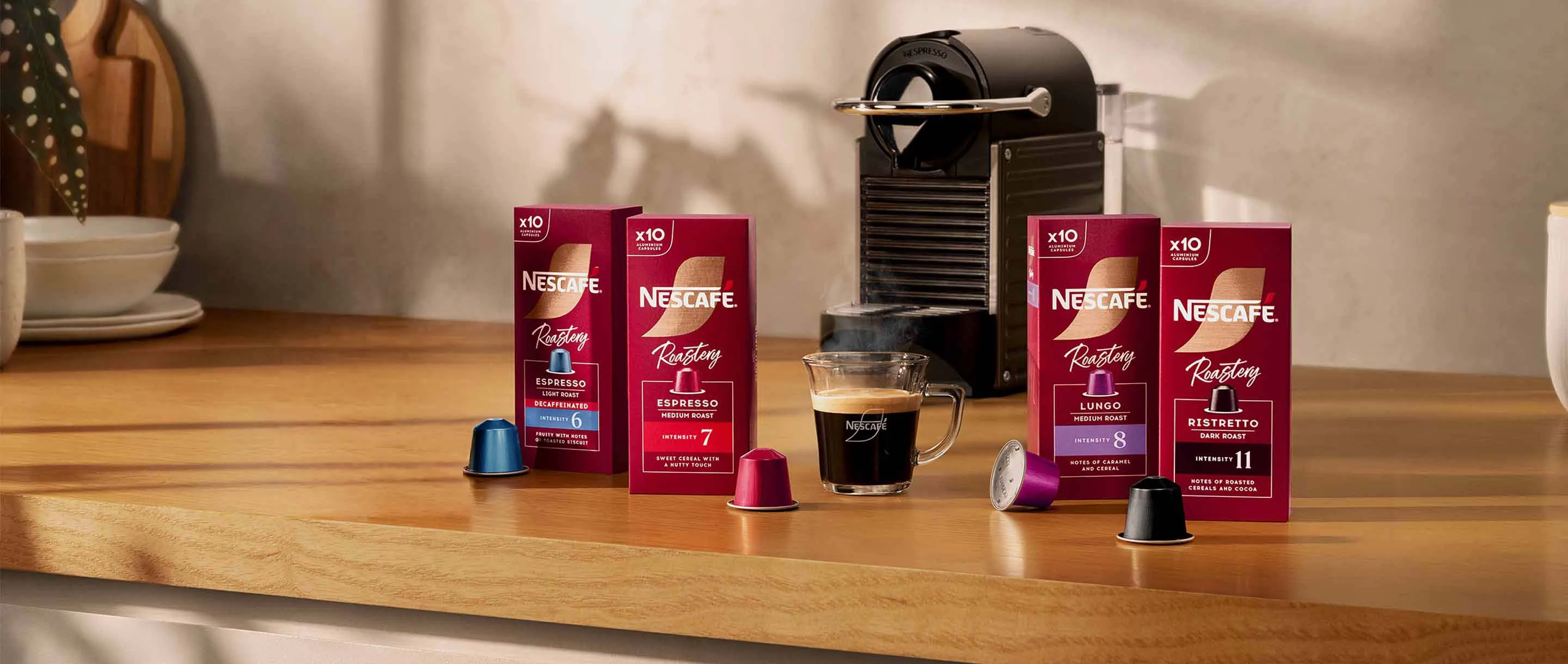 NESCAFÉ® Roastery koffiecapsules voor Nespresso® Original Line machine