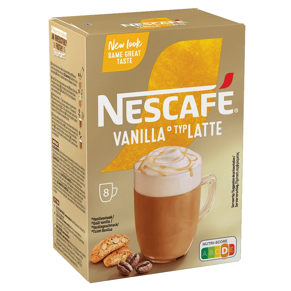 NESCAFÉ GOLD Vanilla Latte side