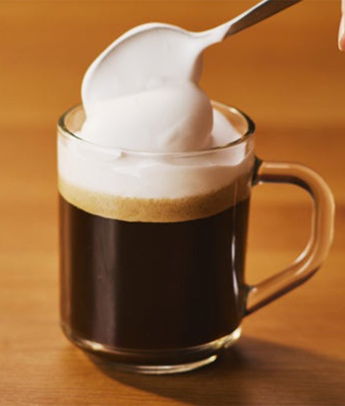 Kaffe med melkeskum