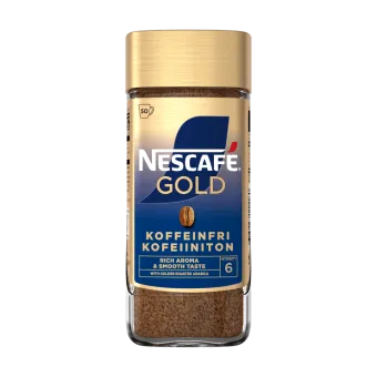 Nescafe Gold Koffeinfri glass
