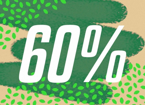 60 percent