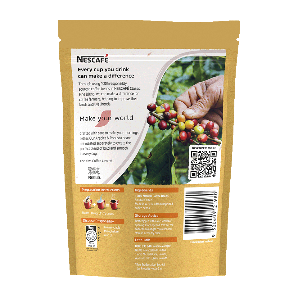 NESCAFÉ® Classic Fine Blend Instant Coffee