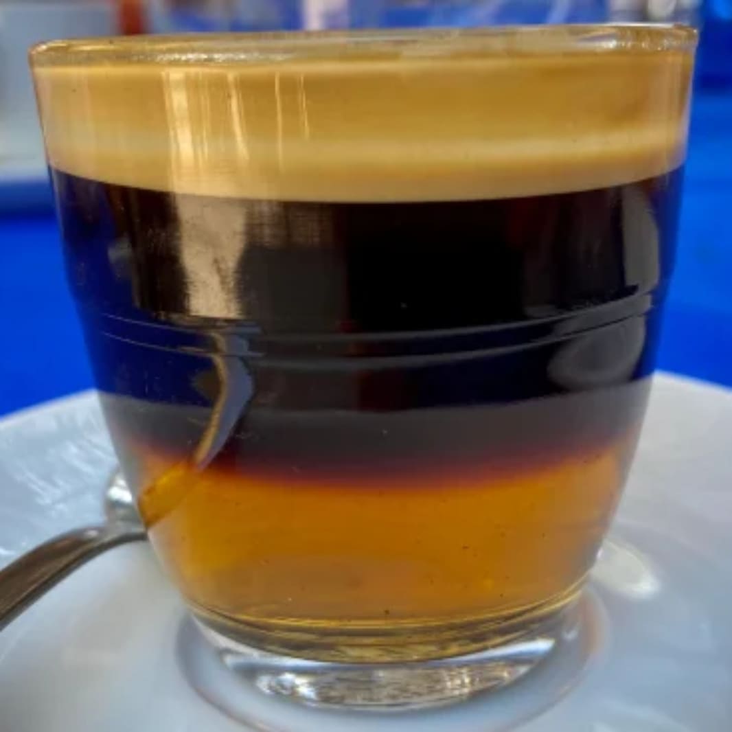 Café Bombon - traditional Spanish coffee