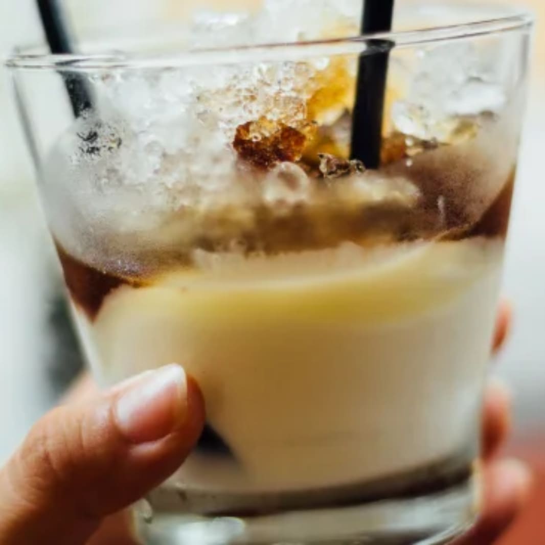 Coffee with yoghurt - traditional Vietnamese coffee