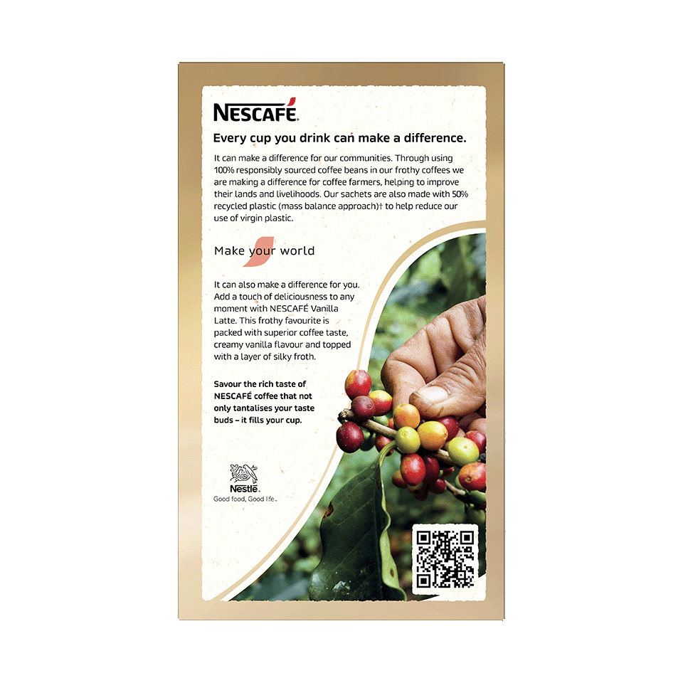 NESCAFÉ® Vanilla Latte sachets